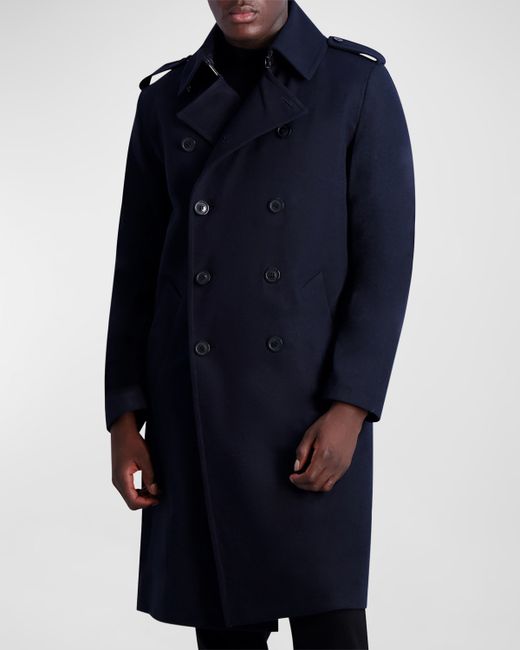 Karl Lagerfeld Wool Trench Coat