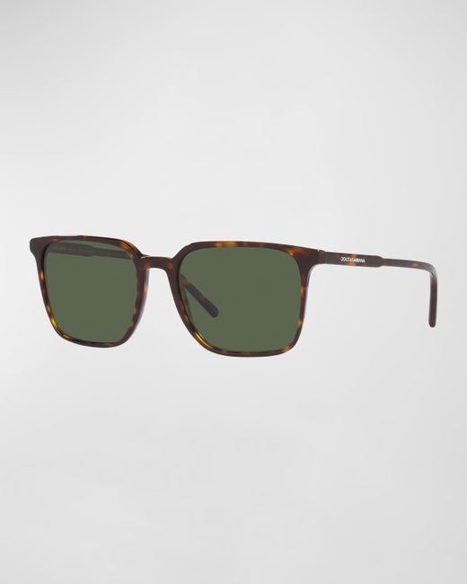 Dolce & Gabbana Polarized Rectangle Sunglasses