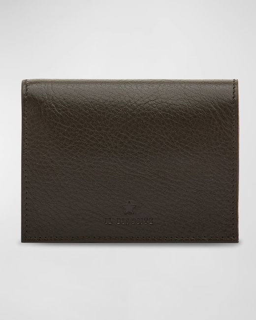 Il Bisonte Oliveta Bifold Vacchetta Leather Wallet