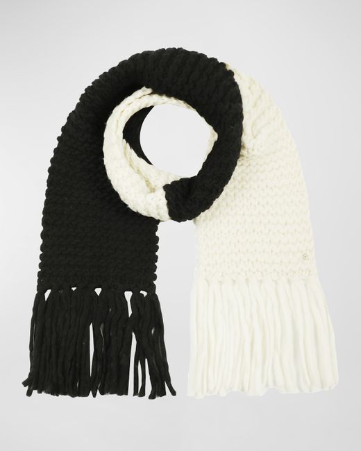 Kate Spade New York two-tone wool scarf
