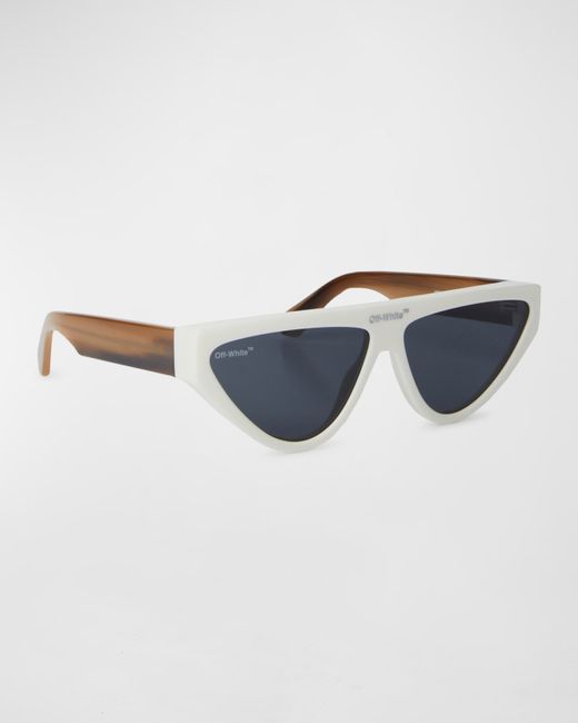 Off-White Gustav Logo-Bridge Contemporary Sunglasses
