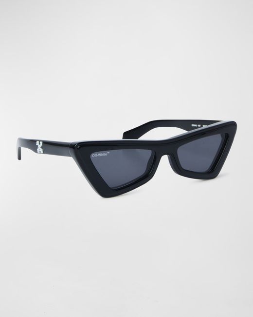 Off-White Artemisia Arrows-Logo Cat Eye Sunglasses