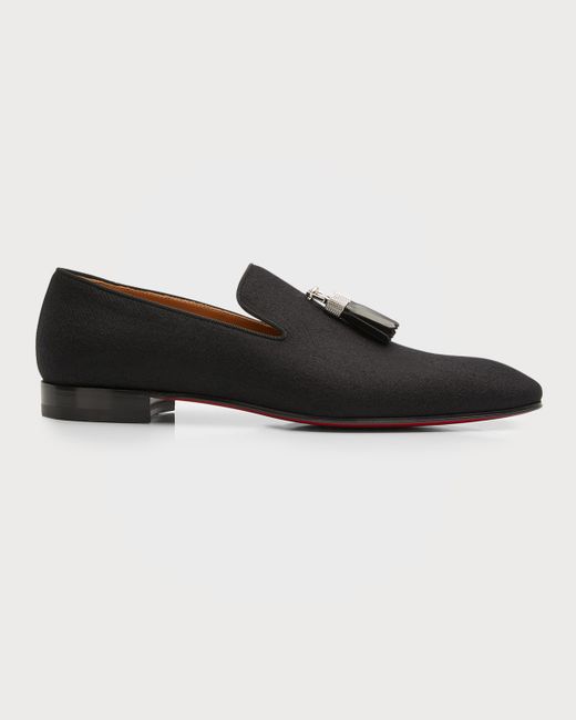 Christian Louboutin Rivalion Leather Tassel Loafers