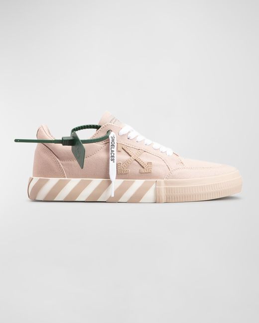 Off-White Low Vulcanized Canvas Low-Top Sneakers