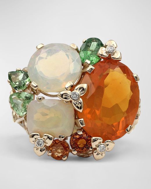 Stephen Dweck Multi-Gemstone and Diamond Ring