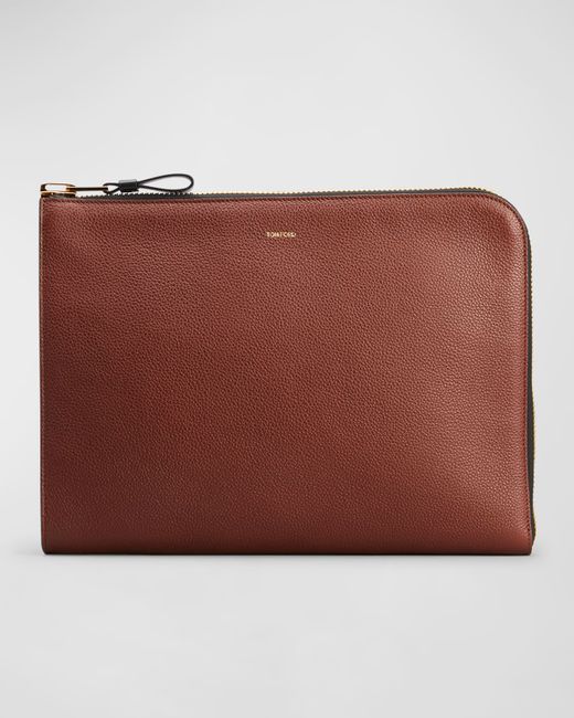Tom Ford Zip-Around Leather Portfolio Case