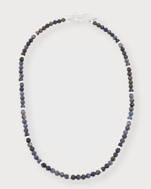 Jan Leslie Sterling Silver and Beaded Necklace