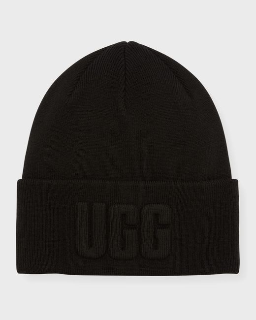 Ugg 3D Graphic Logo Wool-Blend Beanie