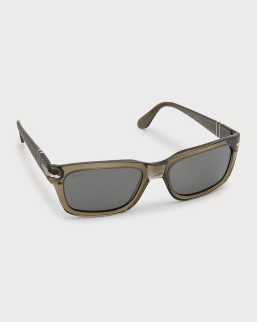 Persol Rectangle Polarized Sunglasses