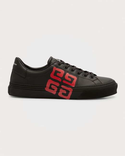 Givenchy City Sport Leather Low-Top Sneakers