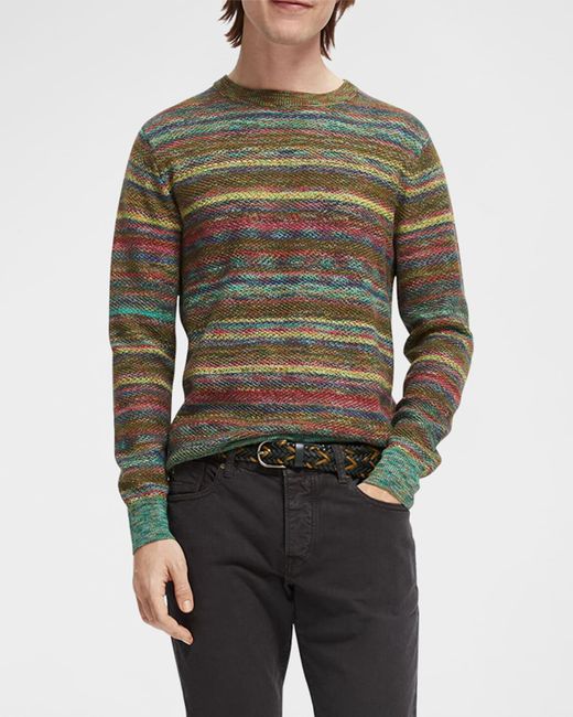 Scotch & Soda Structured Space-Dyed Sweater