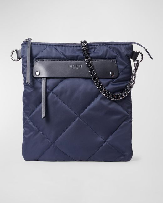 MZ Wallace Madison Quilted Flat Crossbody Bag