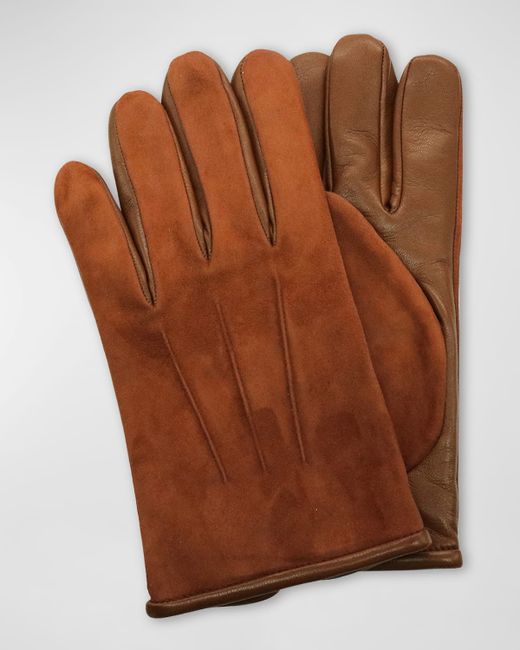 Portolano Suede Smooth Leather Gloves