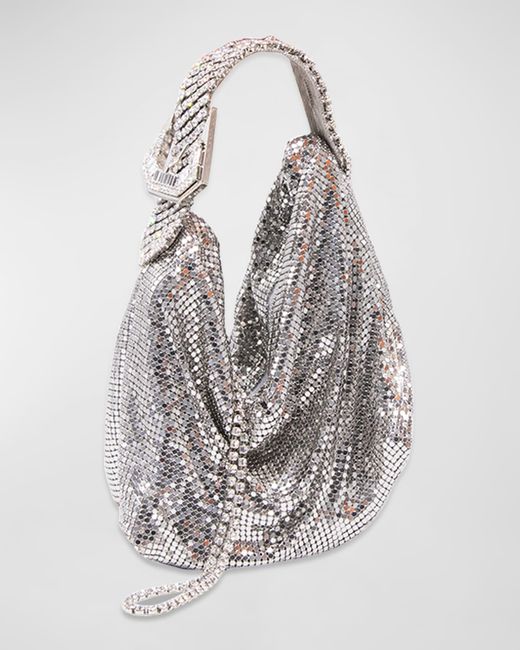 Gedebe Jill Embellished Metal Mesh Top-Handle Bag