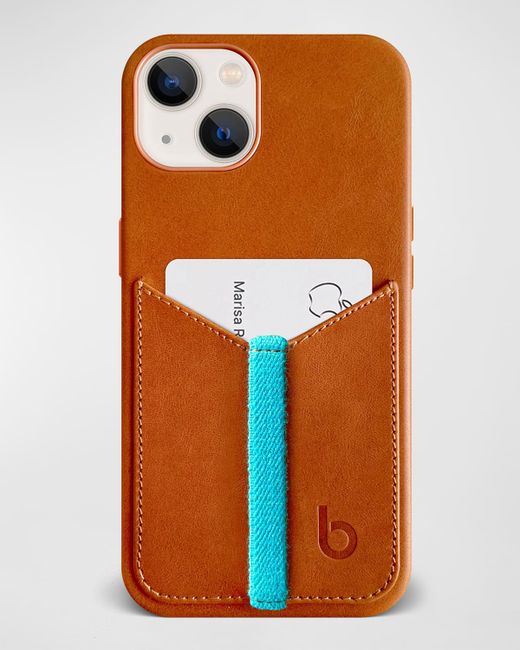 Bluebonnet Leather Wallet Case for iPhone 13 Pro Max 12