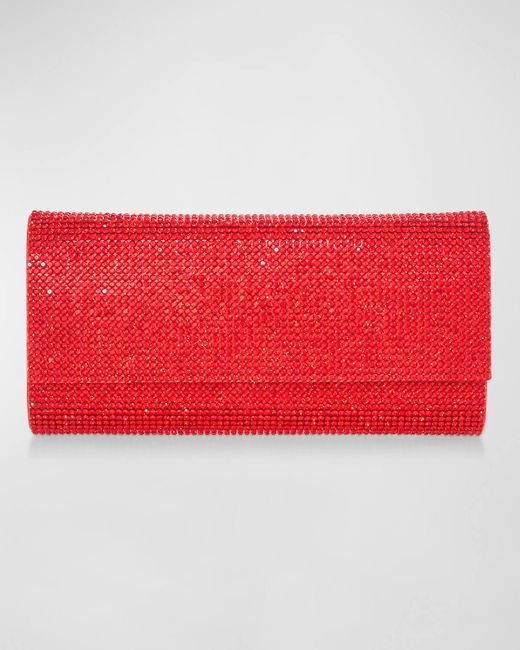 Judith Leiber Couture Perry Beaded Crystal Clutch Bag