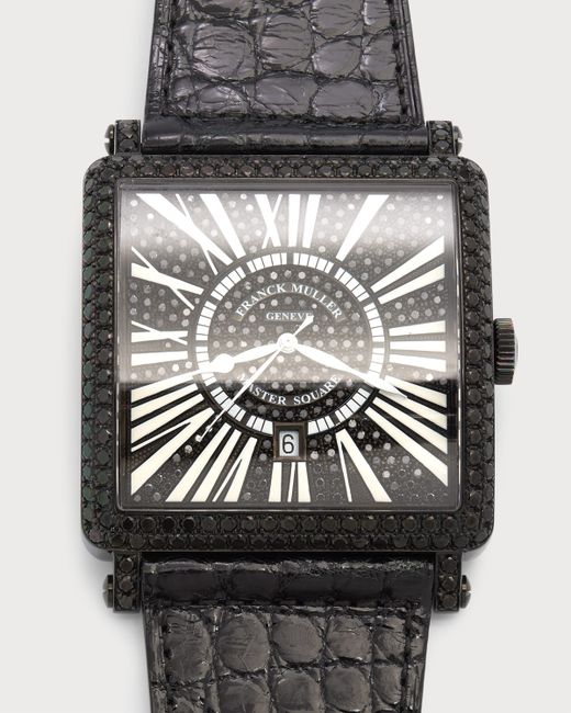 Franck Muller King Master Square Watch with Diamonds