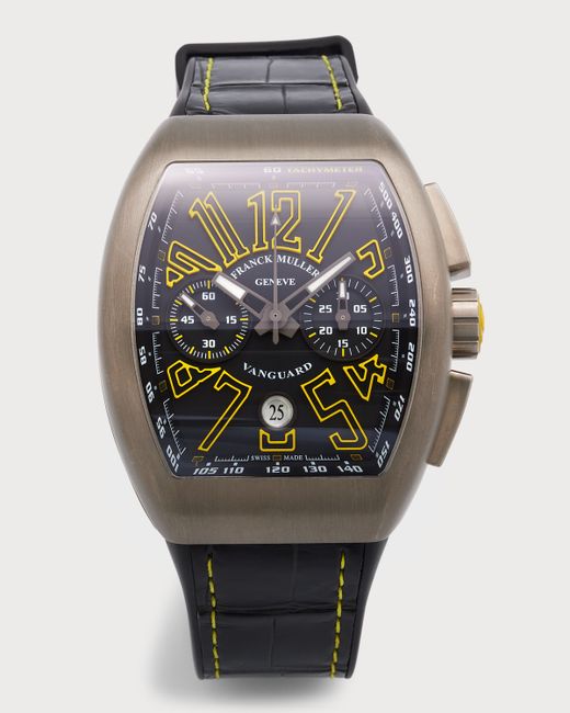 Franck Muller Titanium Vanguard Watch with Accents
