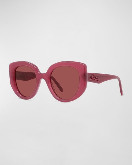 Loewe Oversized Acetate Butterfly Sunglasses