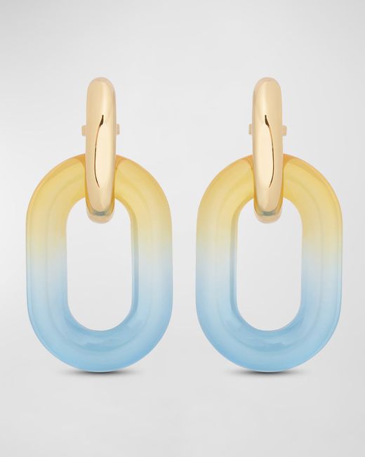 Paco Rabanne XL Double Chain-Link Earrings