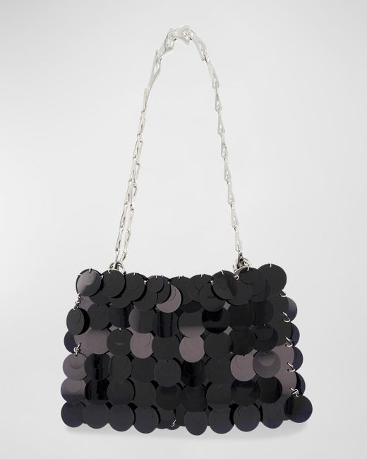 Paco Rabanne Sparkle Sequins Chain Shoulder Bag