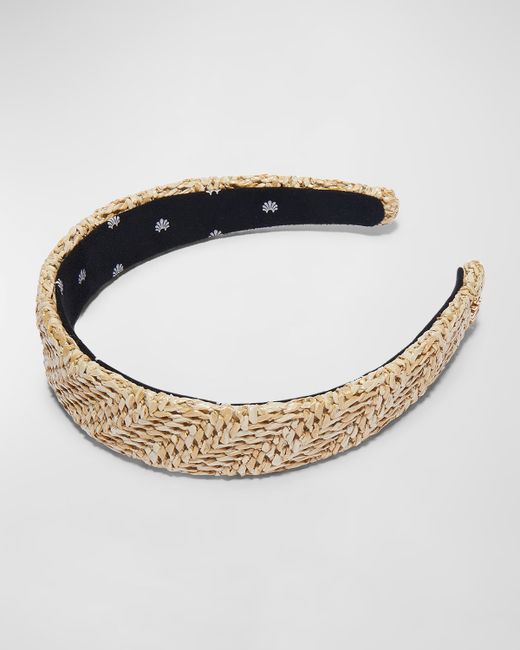 Lele Sadoughi Bessette Raffia Headband