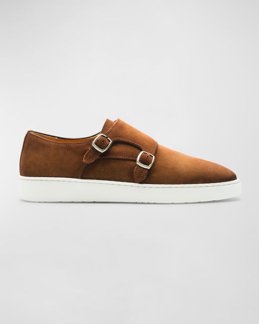 Magnanni Latham Leather Double Monk Strap Sneakers