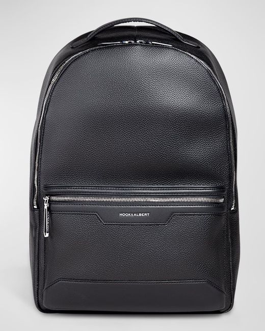 hook + ALBERT Leather Backpack with Padded Laptop Compartment