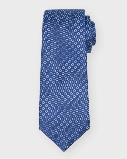 Giorgio Armani Micro-Pattern Silk Tie
