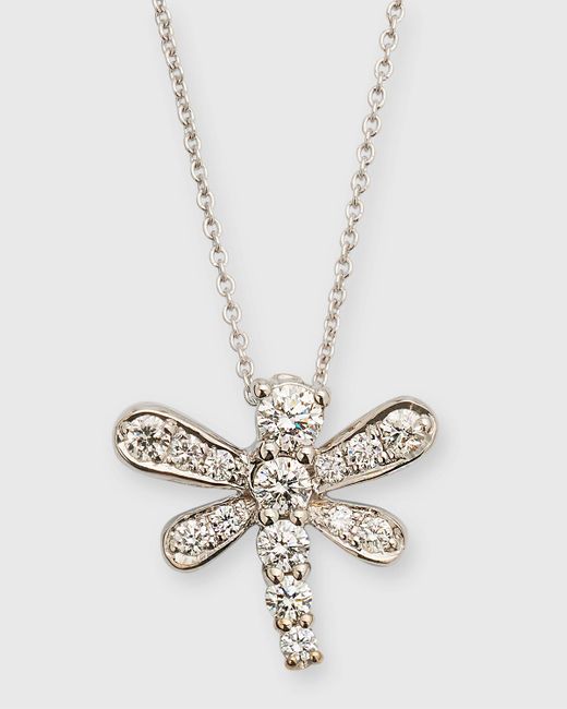 Roberto Coin 18K Diamond Dragonfly Necklace