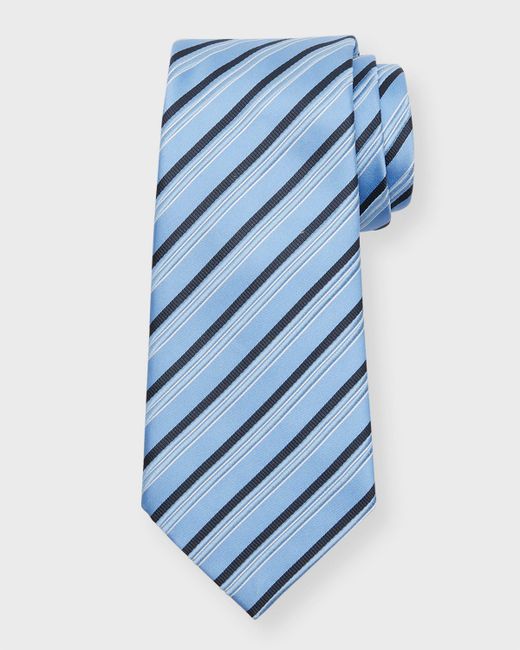 Emporio Armani Multi-Stripe Silk Tie