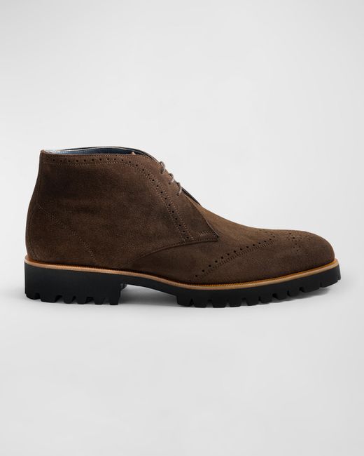 Di Bianco Parabiago Water-Resistant Suede Chukka Boots