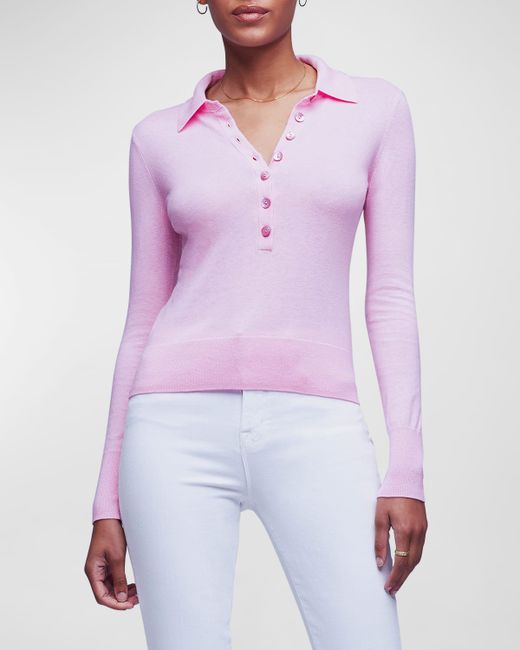 L'agence Sterling Collared Sweater