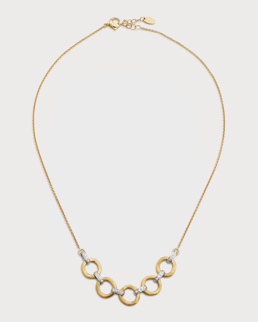 Marco Bicego Jaipur Link 18k Yellow Gold Diamond Necklace