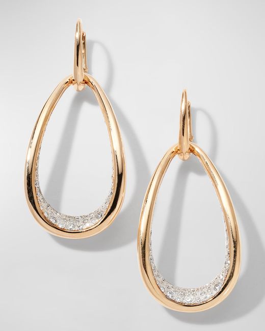 Pomellato 18K Rose Gold Fantina Earrings with Diamonds