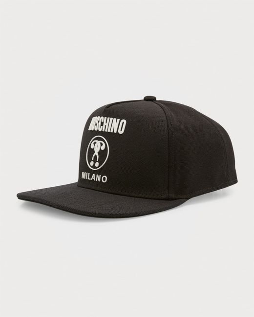 Moschino Cappello Flat Brim Logo Baseball Cap