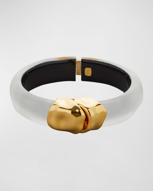 Alexis Bittar Molton Gold Hinge Bracelet