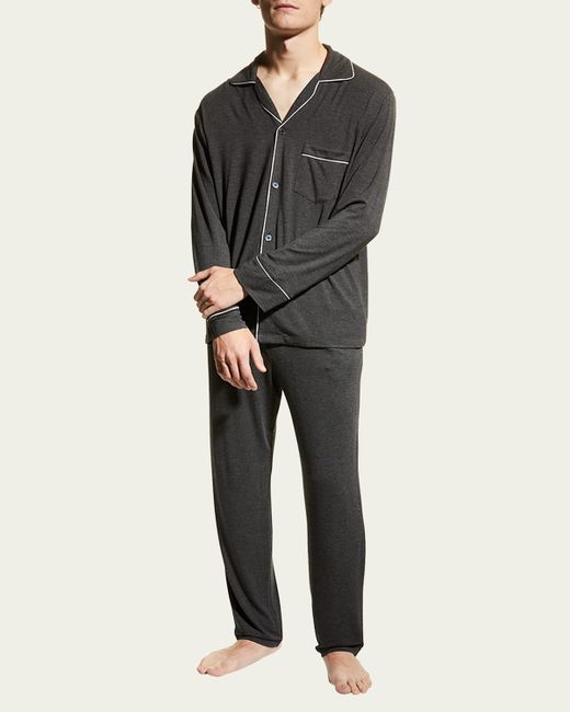 Eberjey William Long-Sleeve Pajama Set