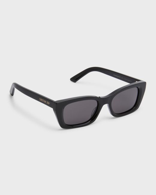 Dior DiorMidnight S3I Acetate Rectangle Sunglasses