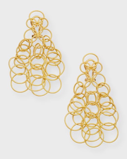 Buccellati 18K Gold Hawaii Earrings