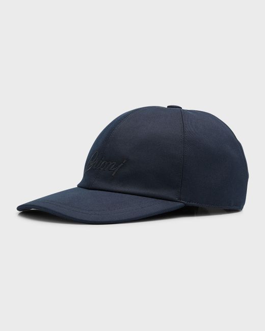 Brioni Embroidered Logo Baseball Hat