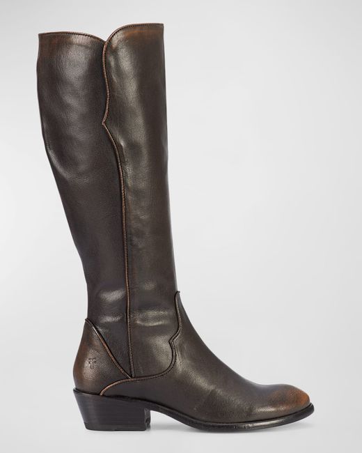 Frye Carson Leather Piping Tall Boots