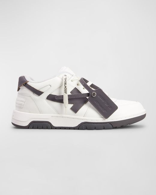 Off-White Out Of Office Leather Low-Top Sneakers
