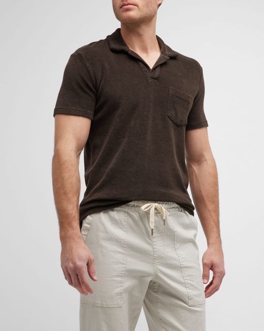 Orlebar Brown Terry Towelling Polo Shirt
