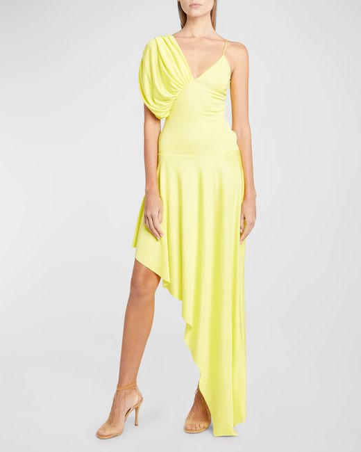 Stella McCartney Asymmetric One-Shoulder Dress