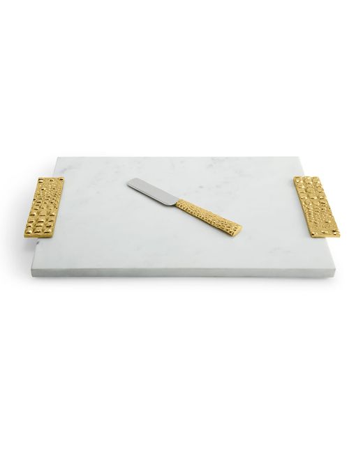 Michael Aram Safari Large Cheese Board with Knife