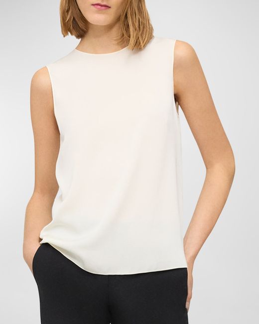 Theory Silk Georgette Shell Top