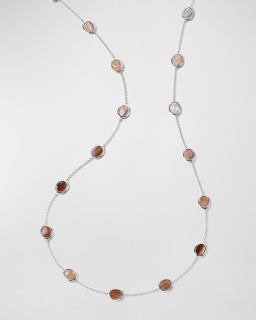 Ippolita Sterling Silver Polished Rock Candy Long Confetti Necklace
