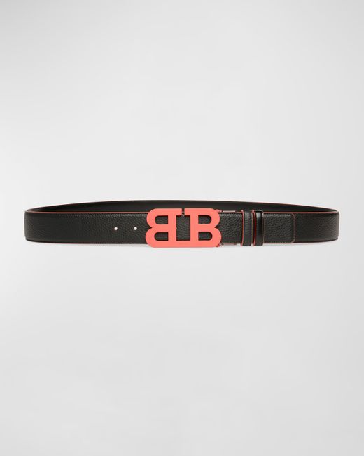 Bally BB-Buckle Leather Belt