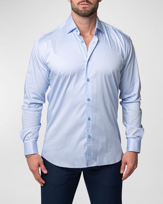 Maceoo Fibonacci Button-Front Shirt